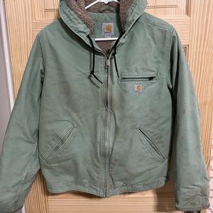Womens Carhartt Sherpa Lined Coat size small 4/6